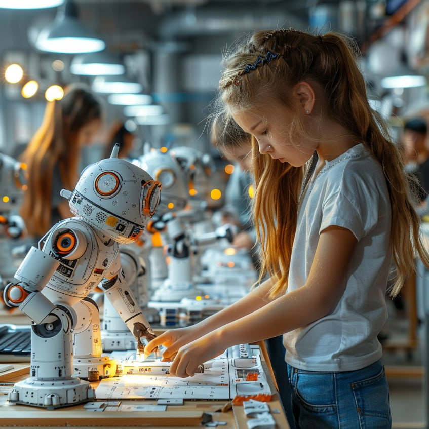 Школьники смогут пройти бесплатное обучение ИИ-робототехнике